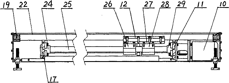 Automatic yarn loading device for fully automatic hank mercerizing machine