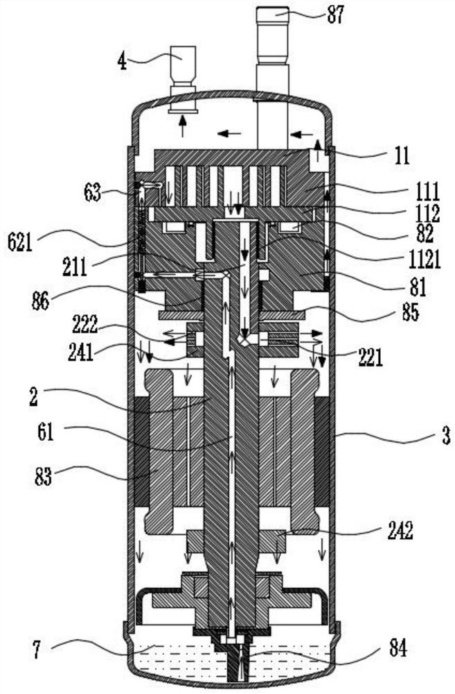 Compressor and air conditioner with same