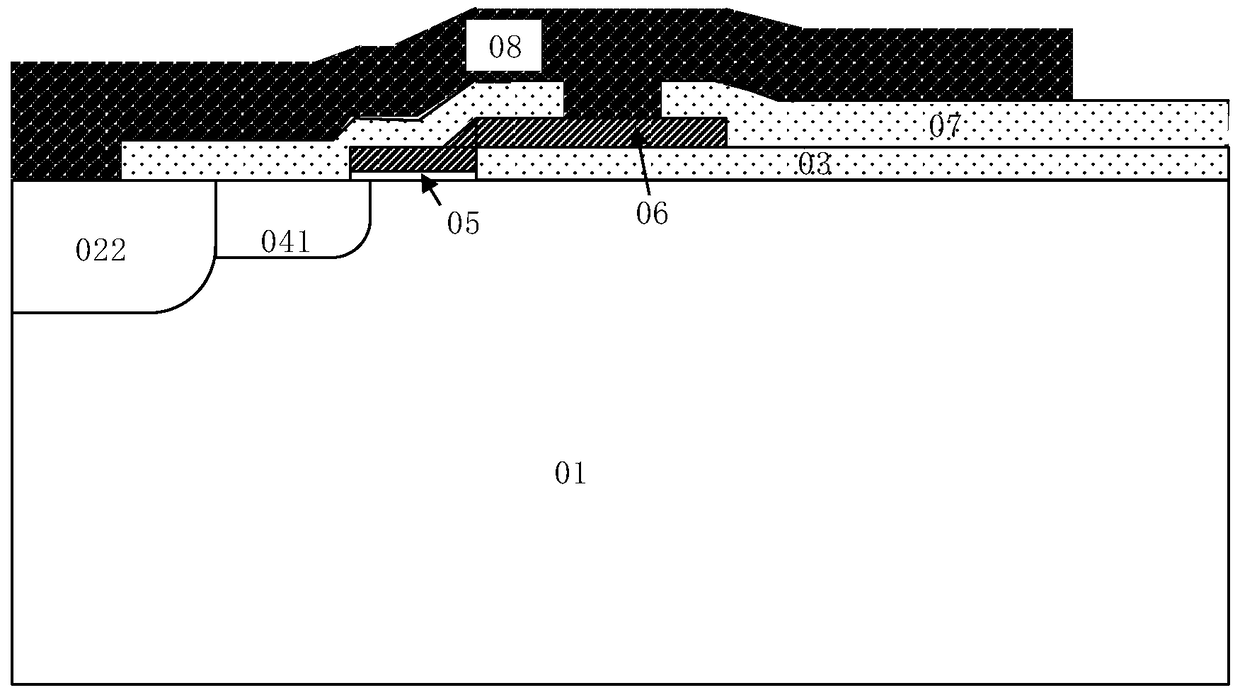 A kind of igbt terminal structure and manufacturing method thereof