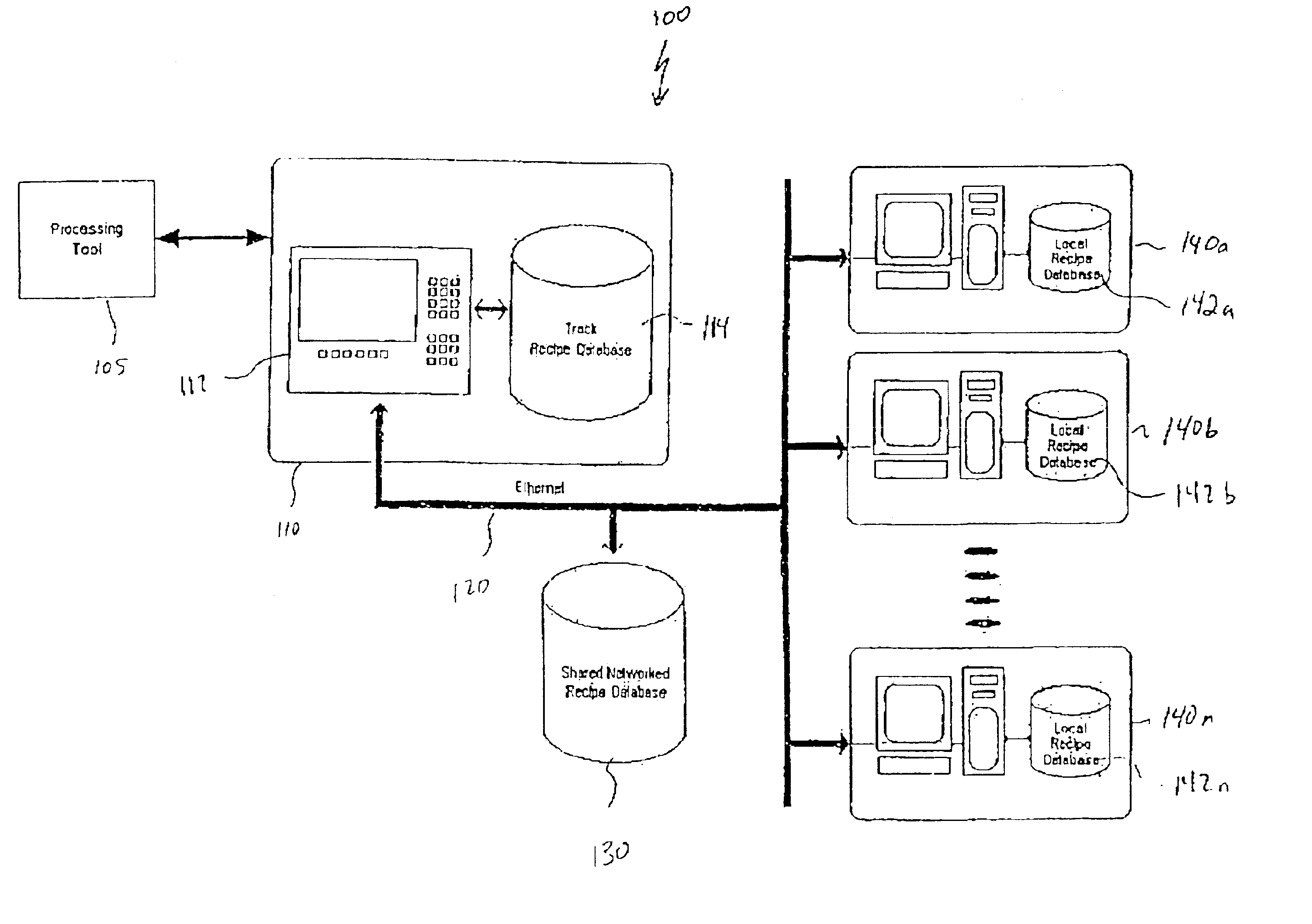 Remote wafer flow and recipe editor for simiconductor processing control