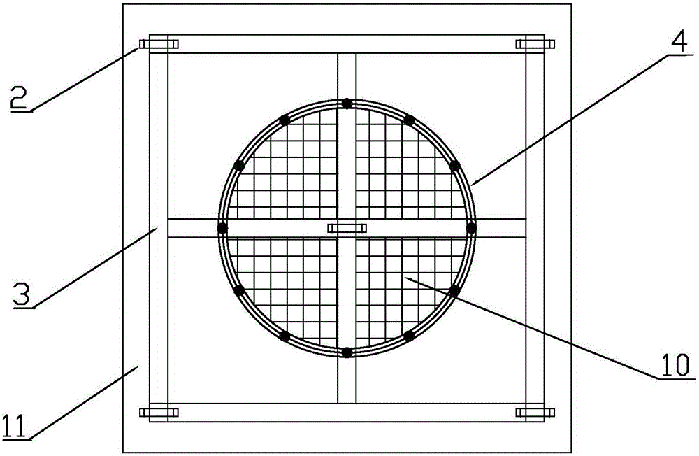 Safety net cage for high-altitude operation in mechanical and electrical installation