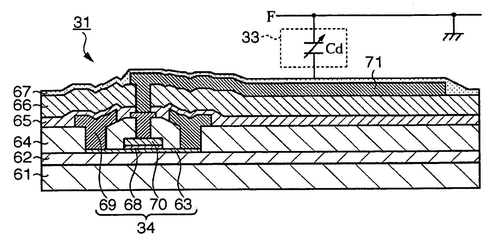 Capacitance detection apparatus, driving method for the same, fingerprint sensor, and biometric authentication apparatus