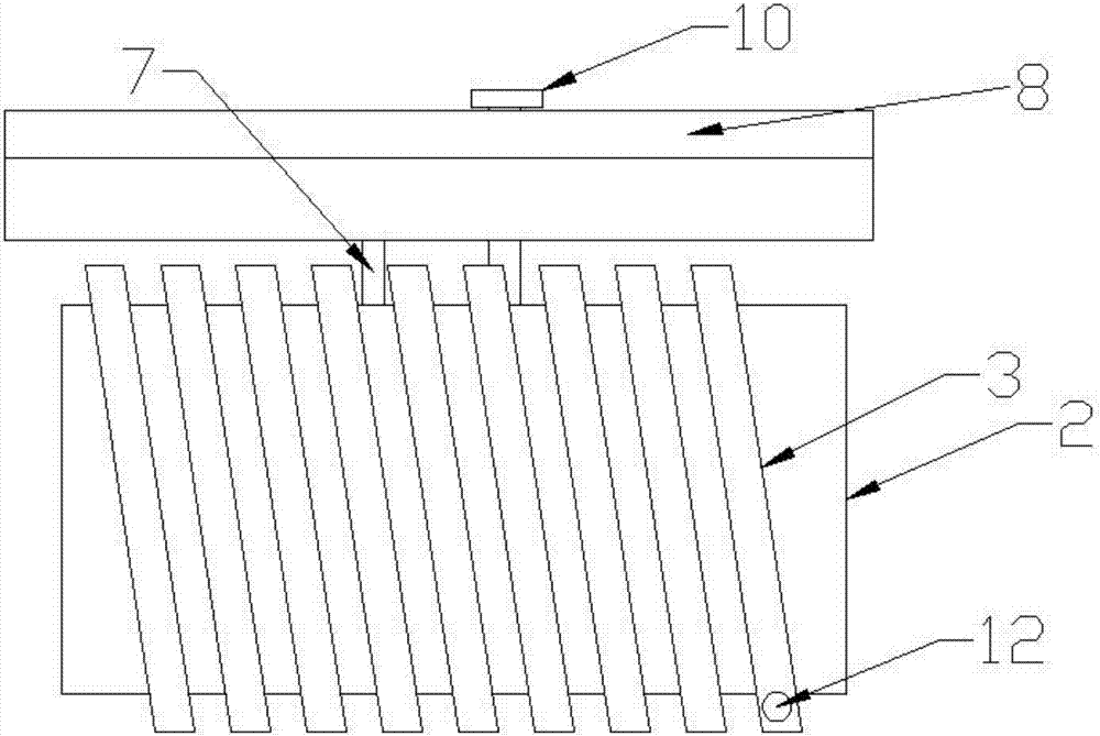 Motor damping heat radiation housing structure