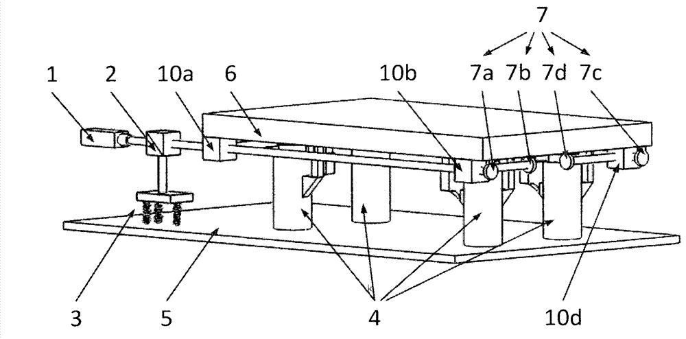 Air flotation vibration isolation platform based on spring zero position criterion and laser self-alignment measurement