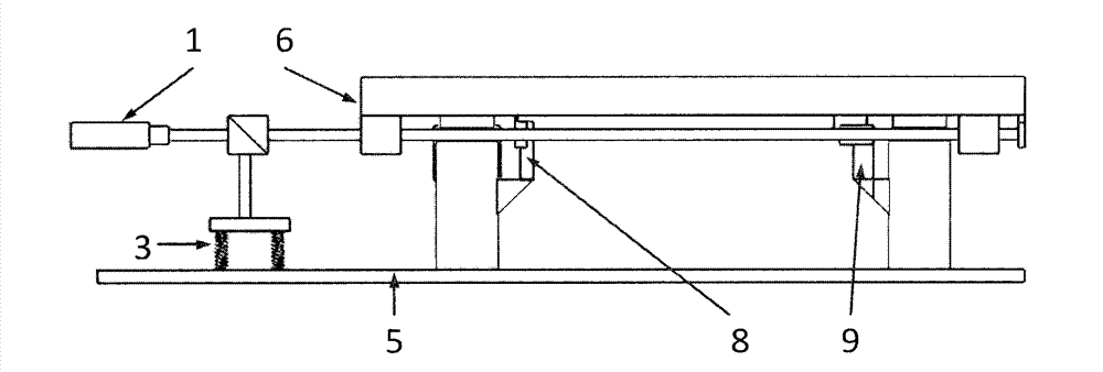 Air flotation vibration isolation platform based on spring zero position criterion and laser self-alignment measurement