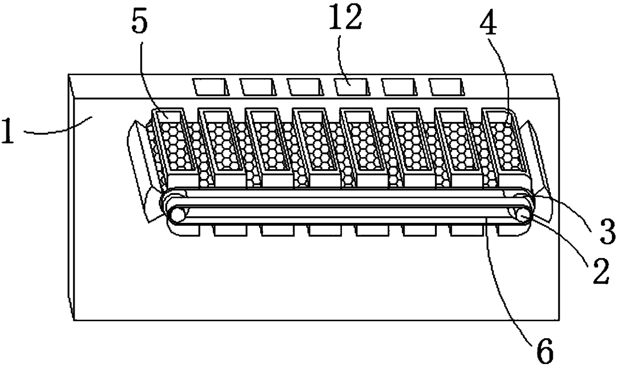 Ceramic refractory fiber paper boundary material degumming device