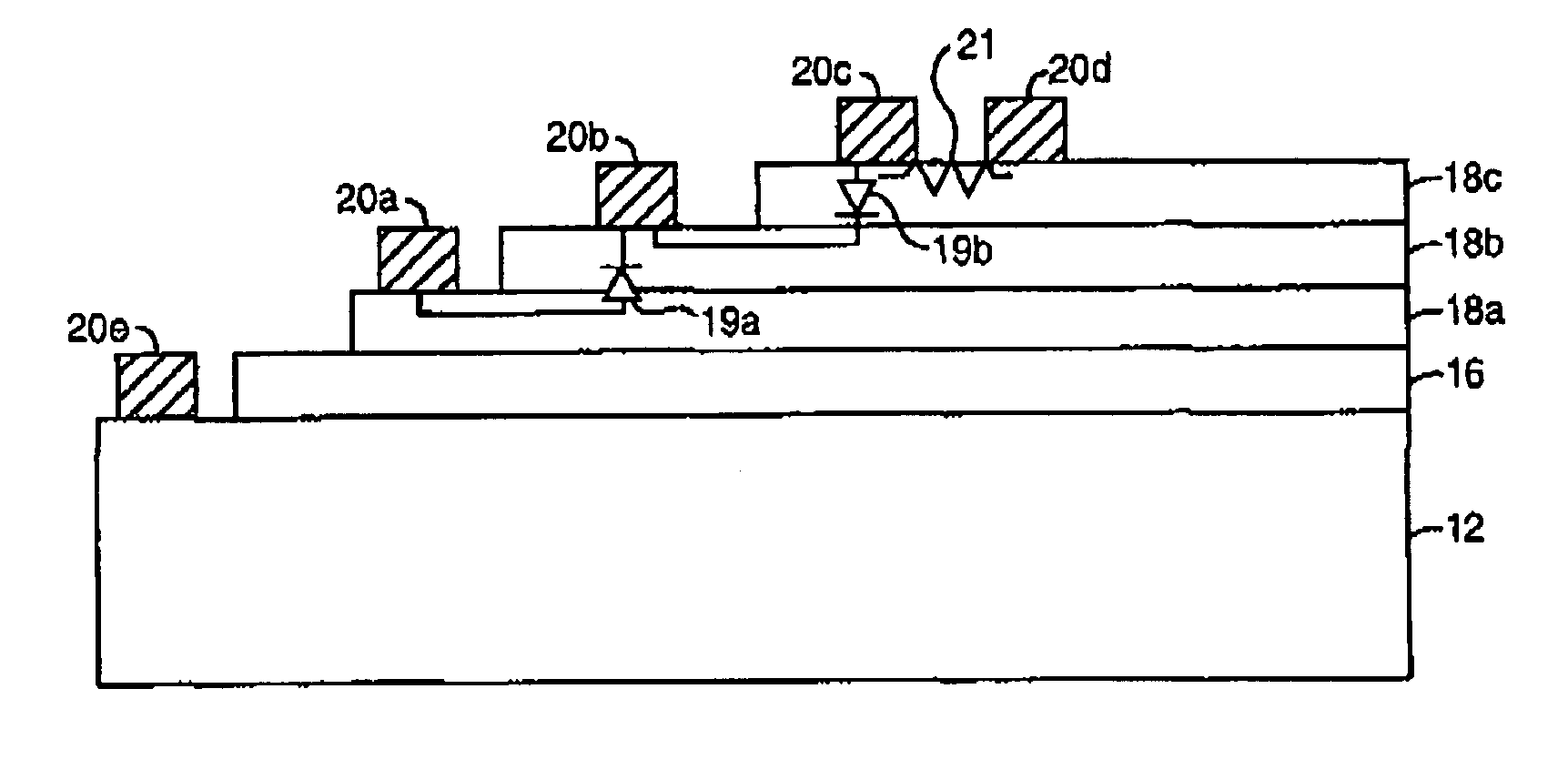 Integrated semiconductor circuits on photo-active Germanium substrates