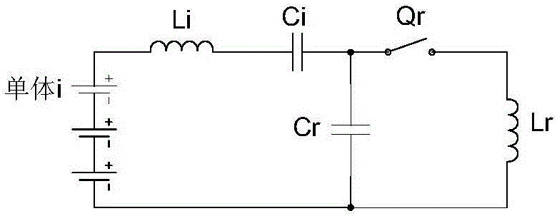 A balanced charging and discharging device for a lithium battery management system