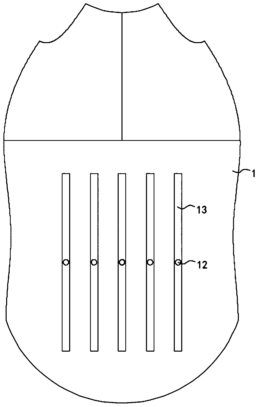 Sweat stain prevention type breathable heat dissipation mouse