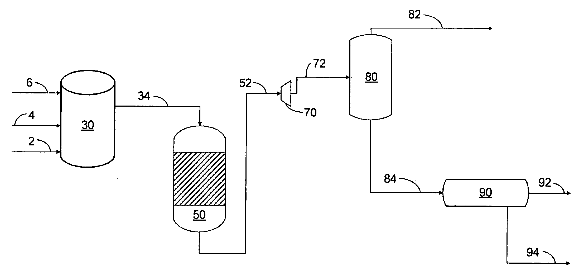 Process for upgrading heavy and highly waxy crude oil without supply of hydrogen