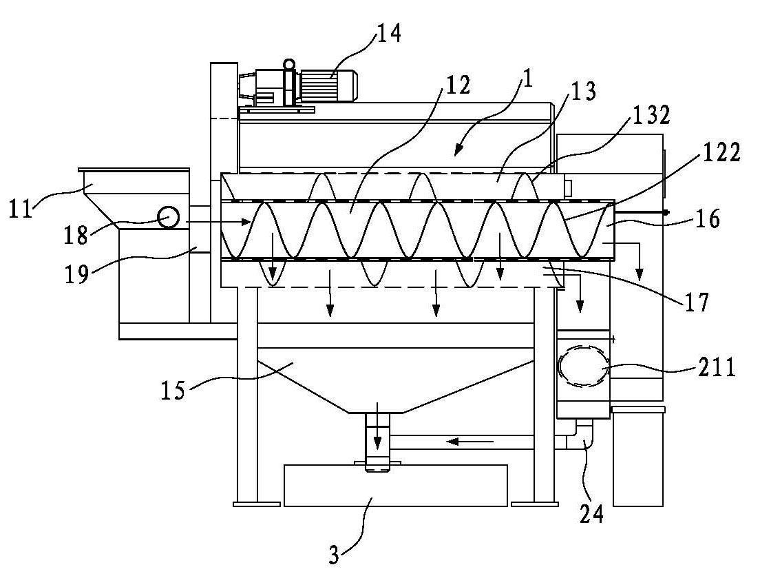 Early-stage sorting device for kitchen garbage