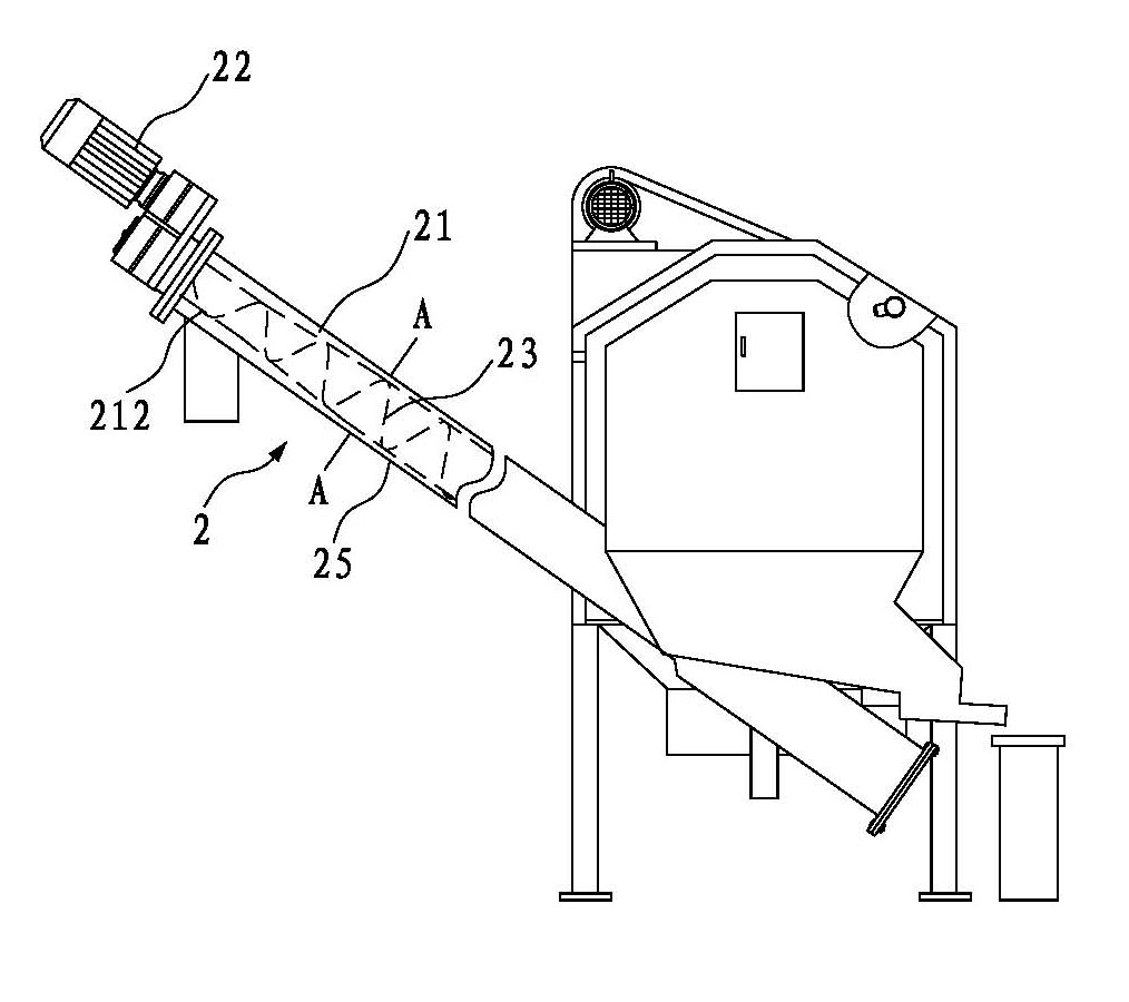 Early-stage sorting device for kitchen garbage