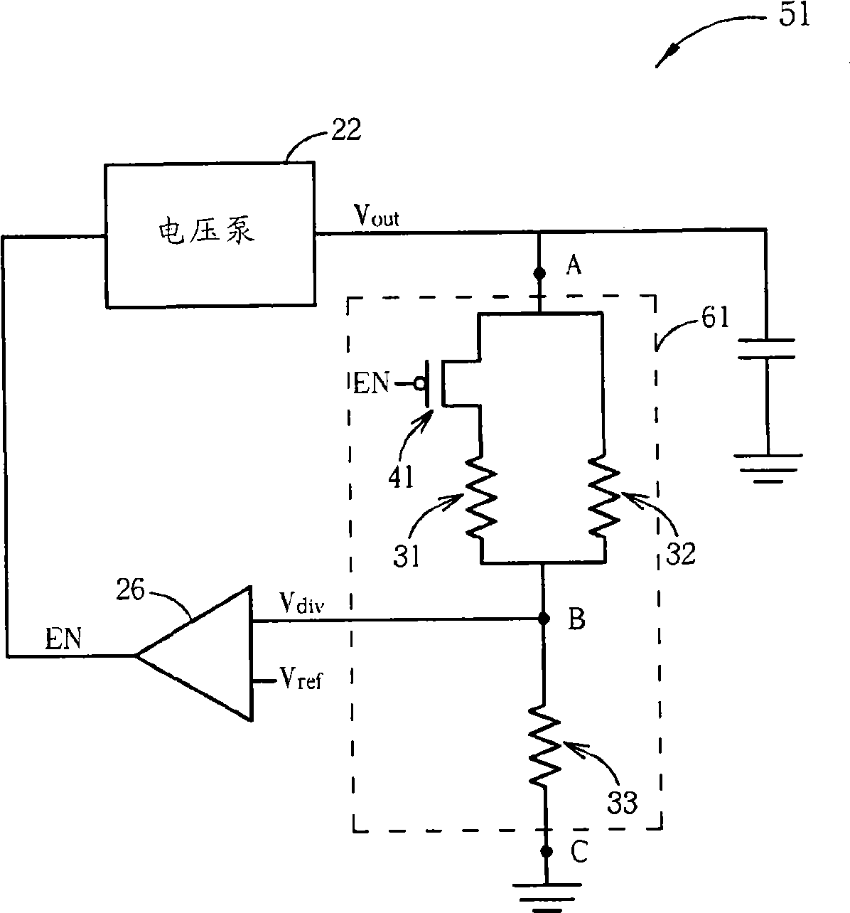 Voltage generator with dynamic resistance feedback control