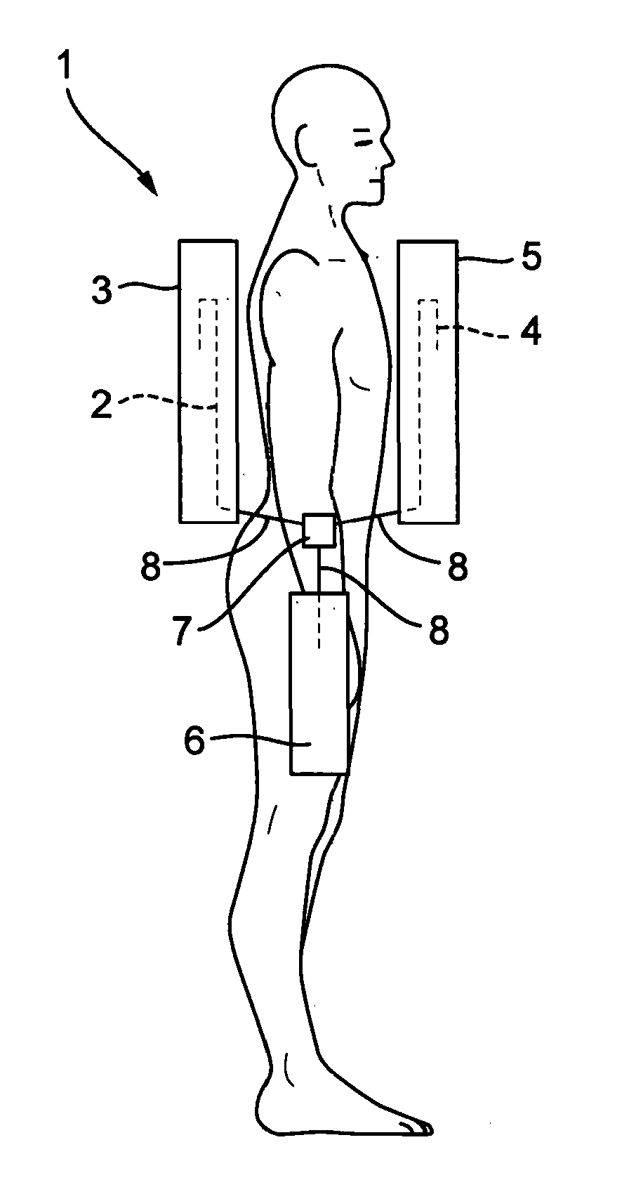 Body-wearable antenna system