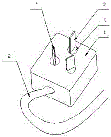 Novel attaching plug