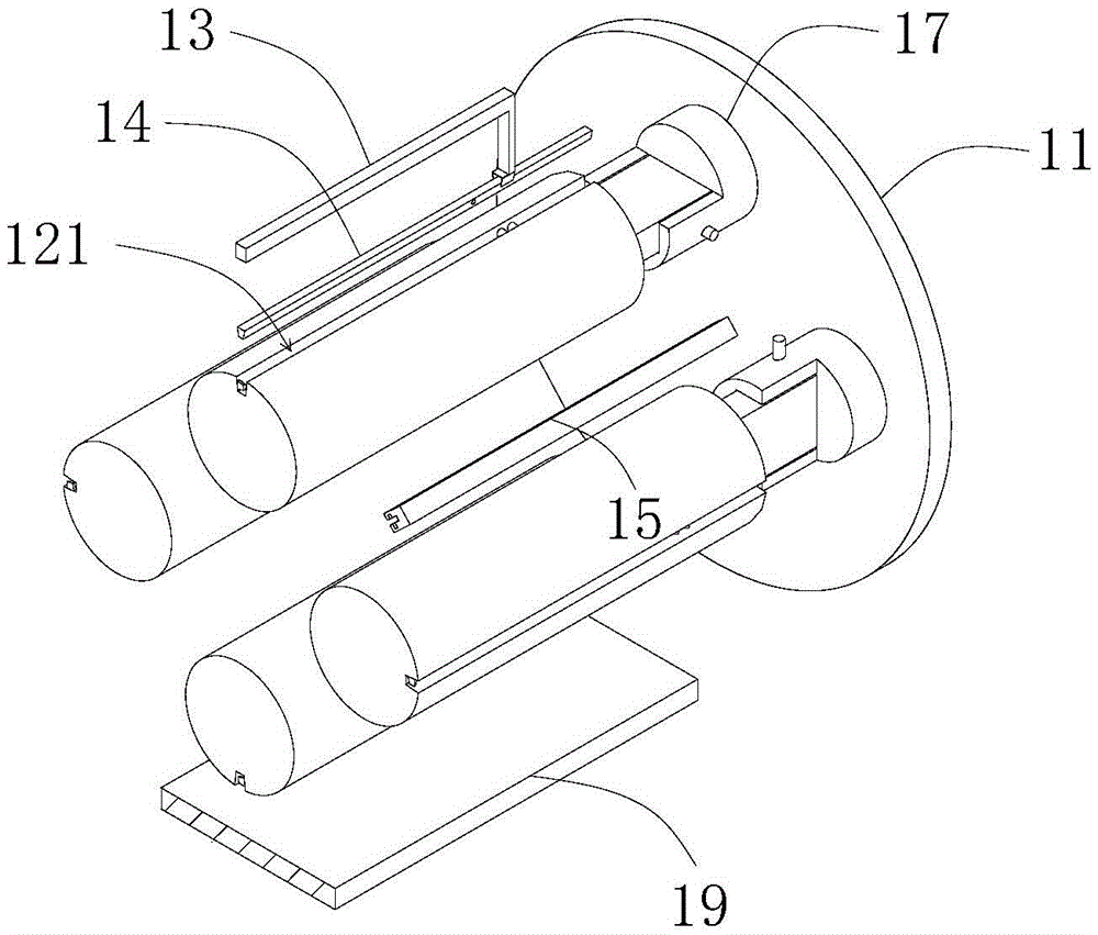 Strip winding device for packaging paper production