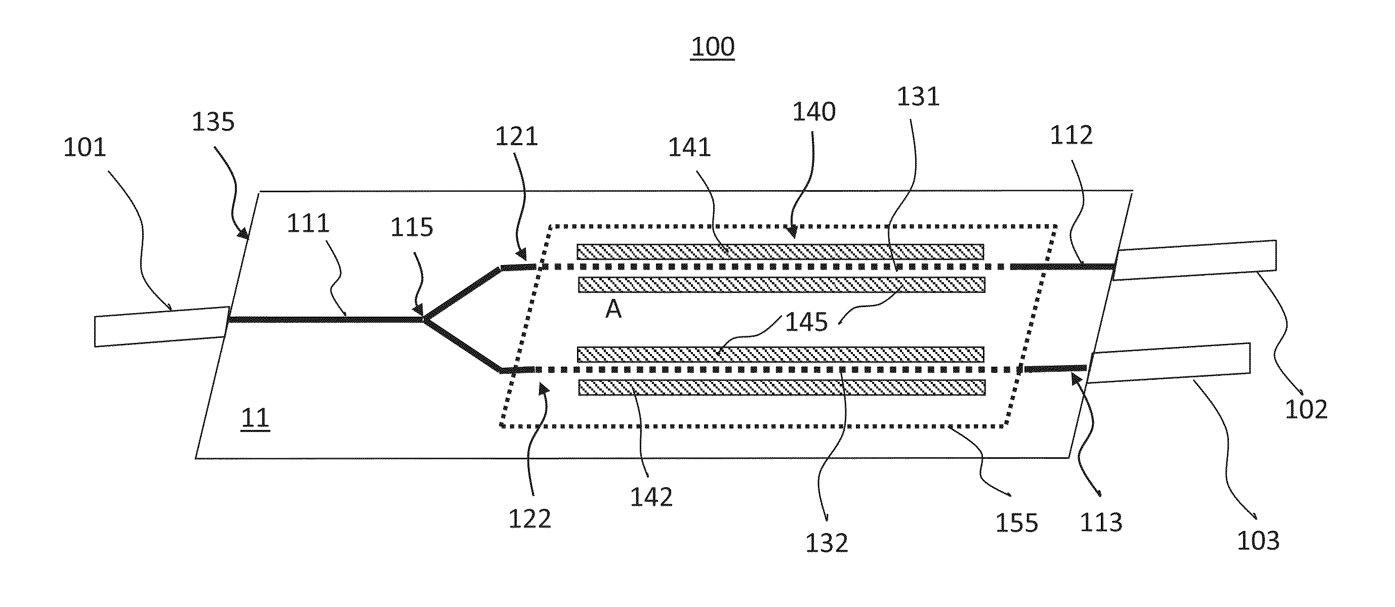 Y-branch dual optical phase modulator