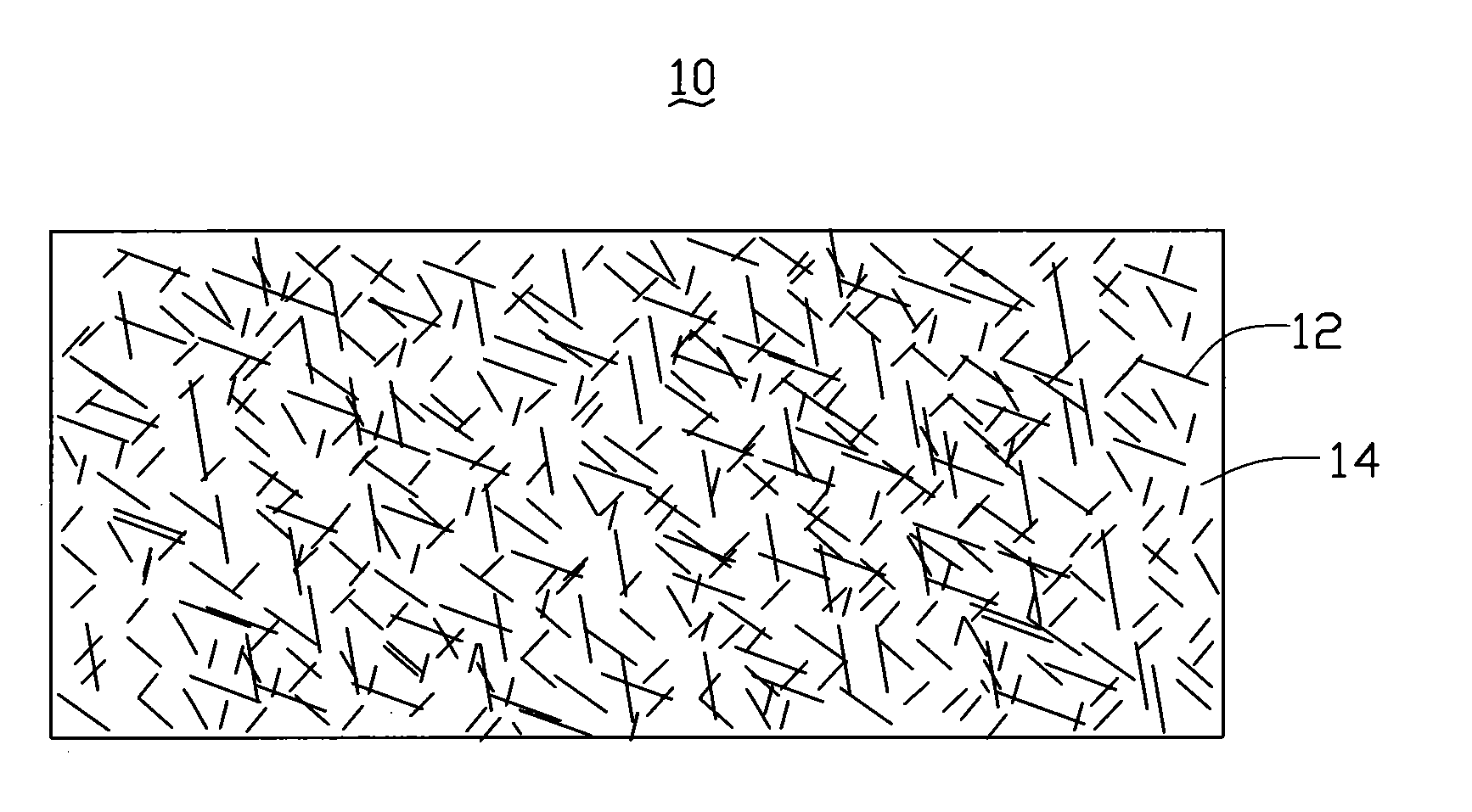 Electrostrictive composite material and preparation method thereof