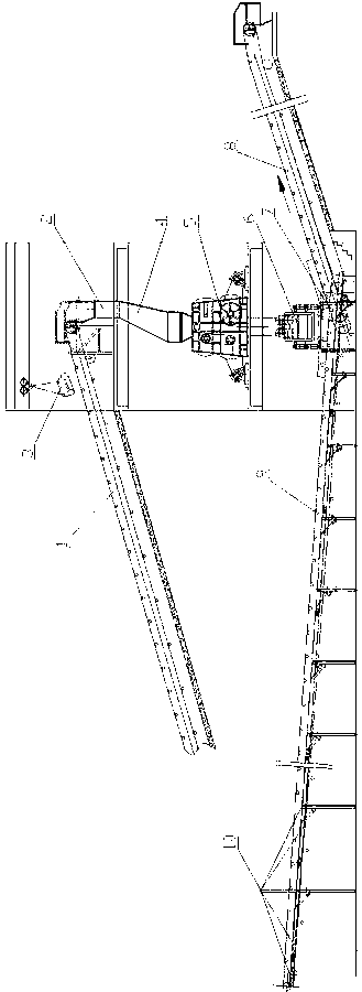 Smashing, screening and circulating coal feeding system