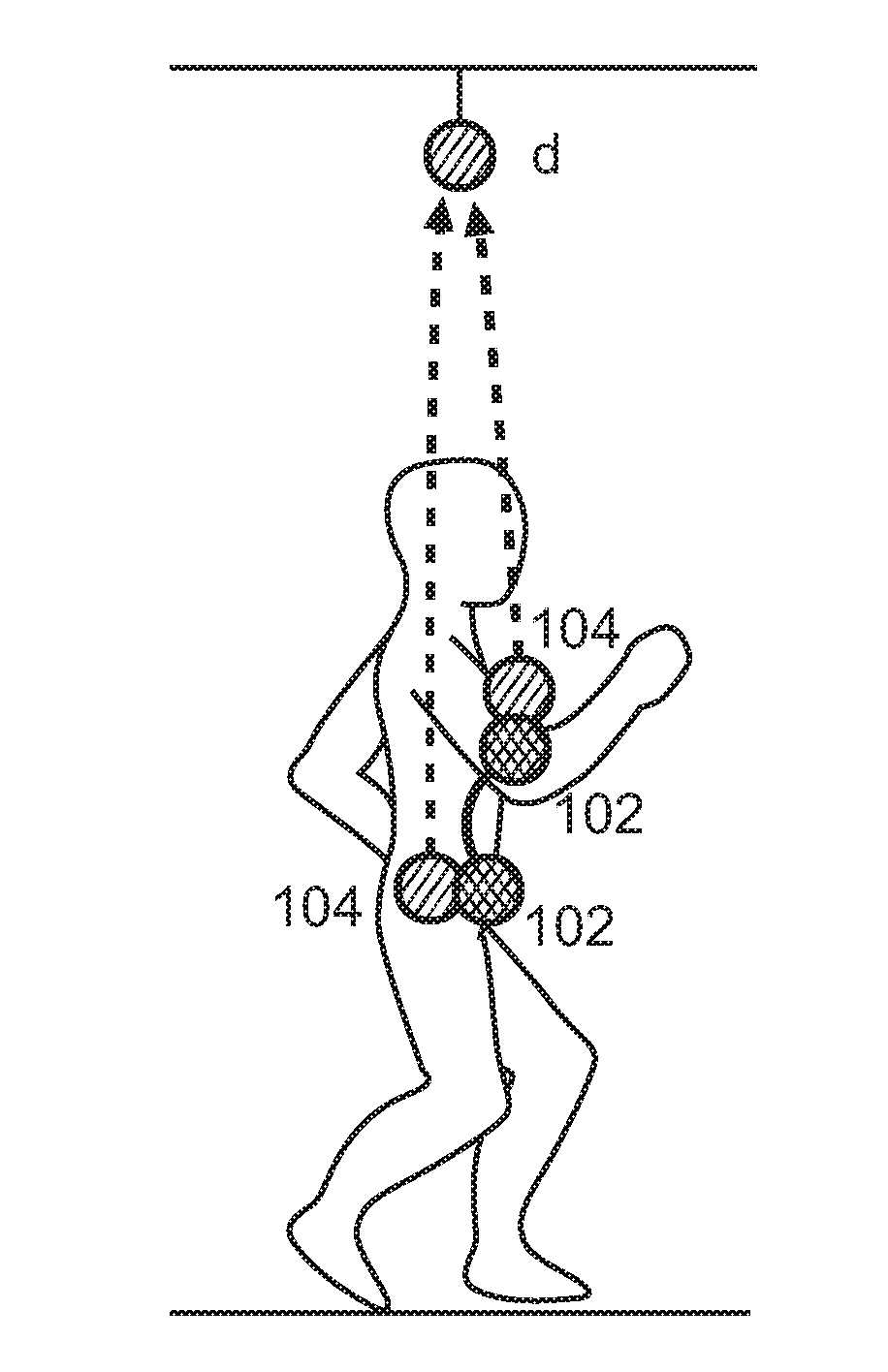 Combining body-coupled communication and radio frequency communication