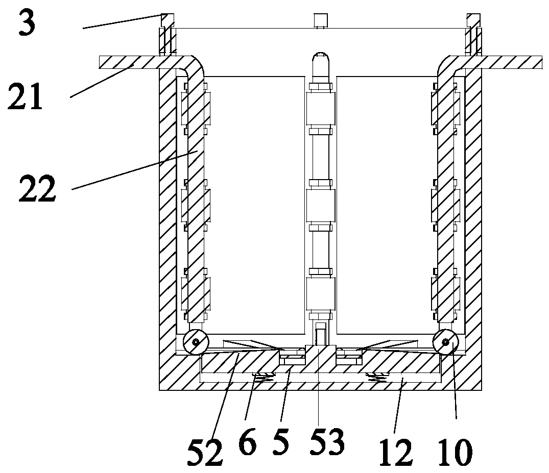 Cylindrical component support device for laboratory