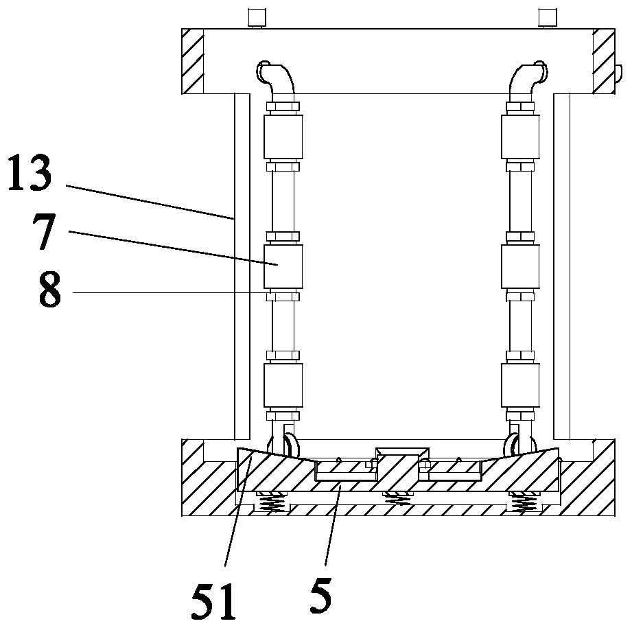 Cylindrical component support device for laboratory