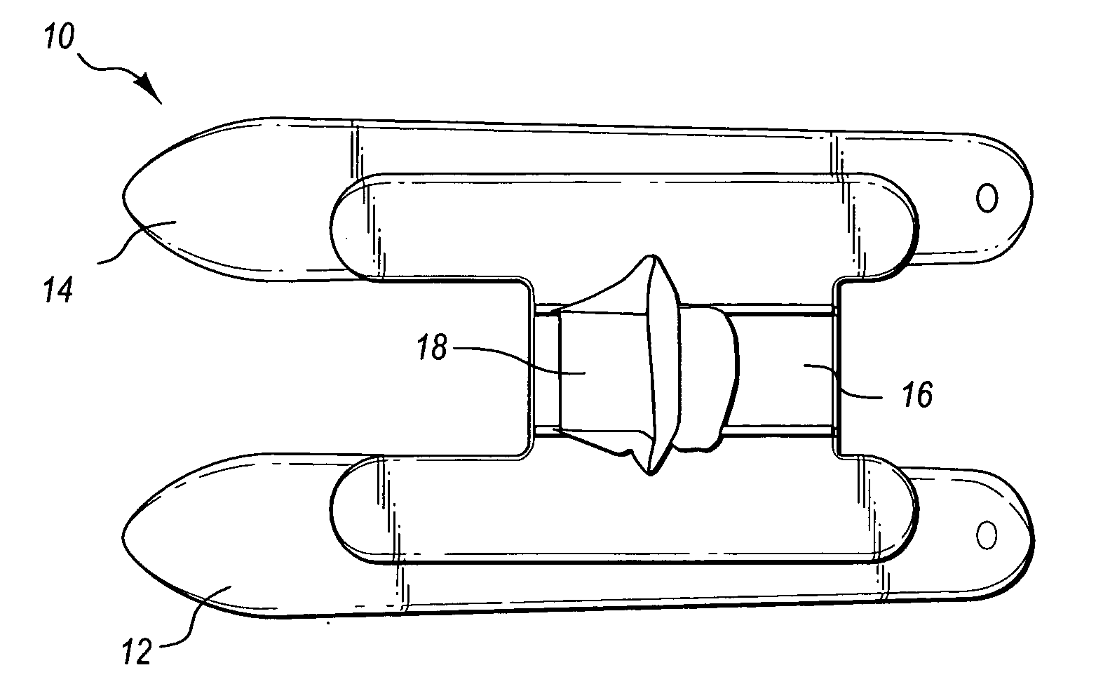 Frameless pontoon boat