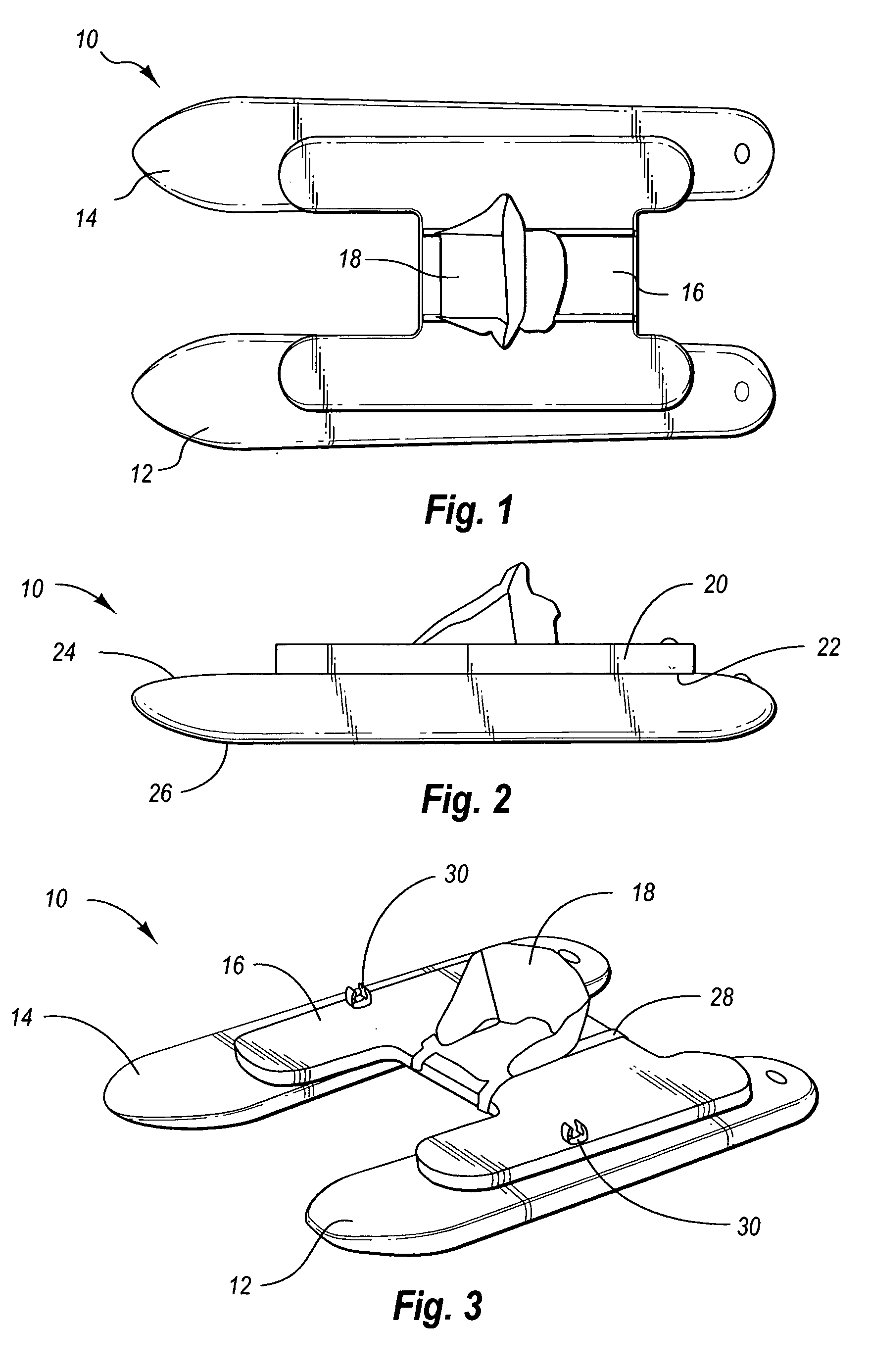 Frameless pontoon boat