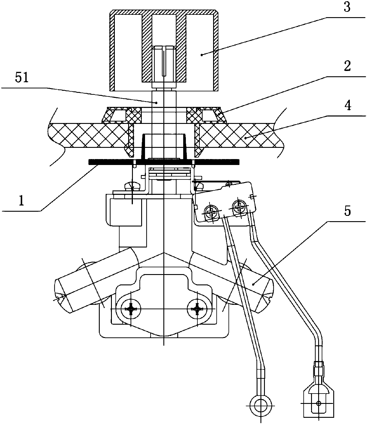 Gas cooker light-emitting device and gas cooker