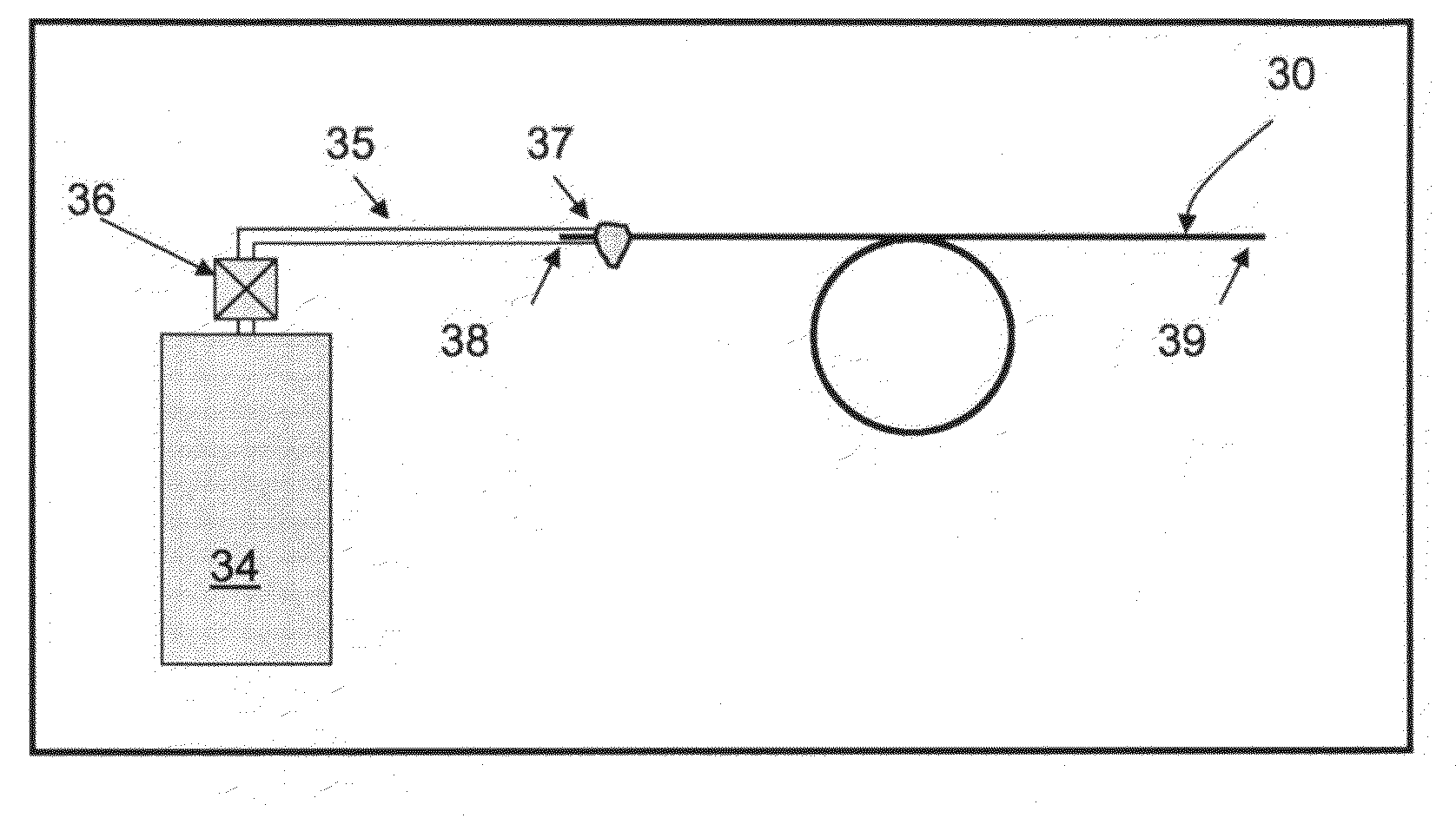 Method Of Inducing Refractive Index Structures In A Micro-Structured Fiber, A Micro-Structured Fiber And An Article