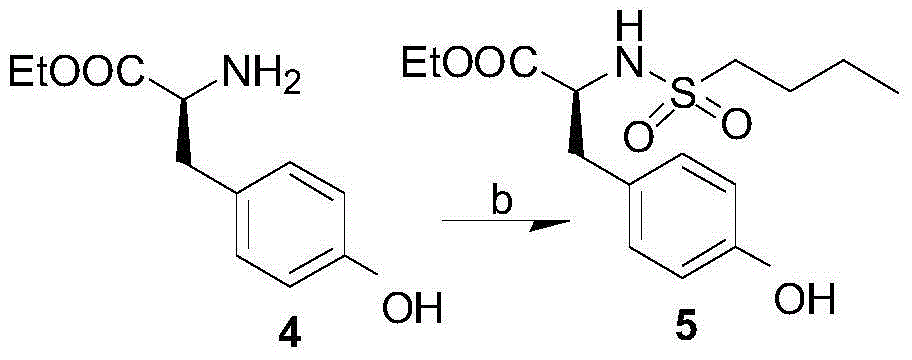 Tirofiban hydrochloride preparation process