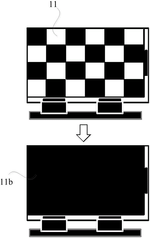 Display device, liquid crystal display and method of eliminating ghost