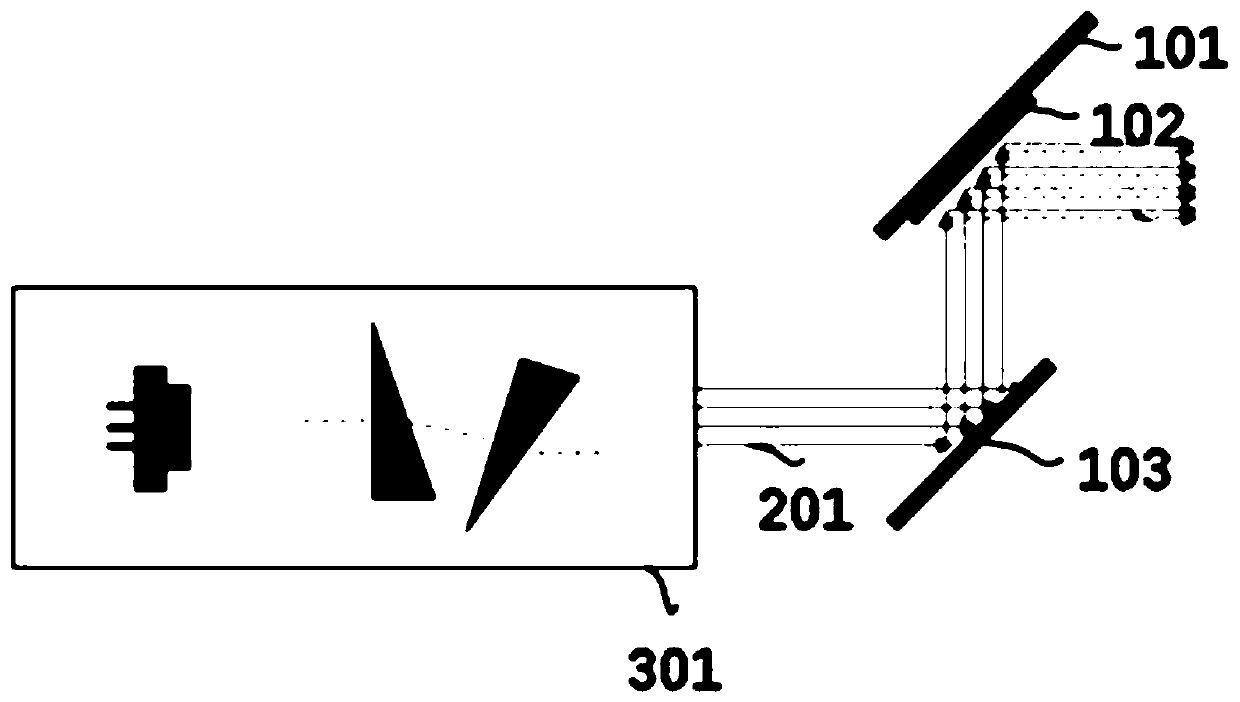 Device and method for eliminating laser speckles