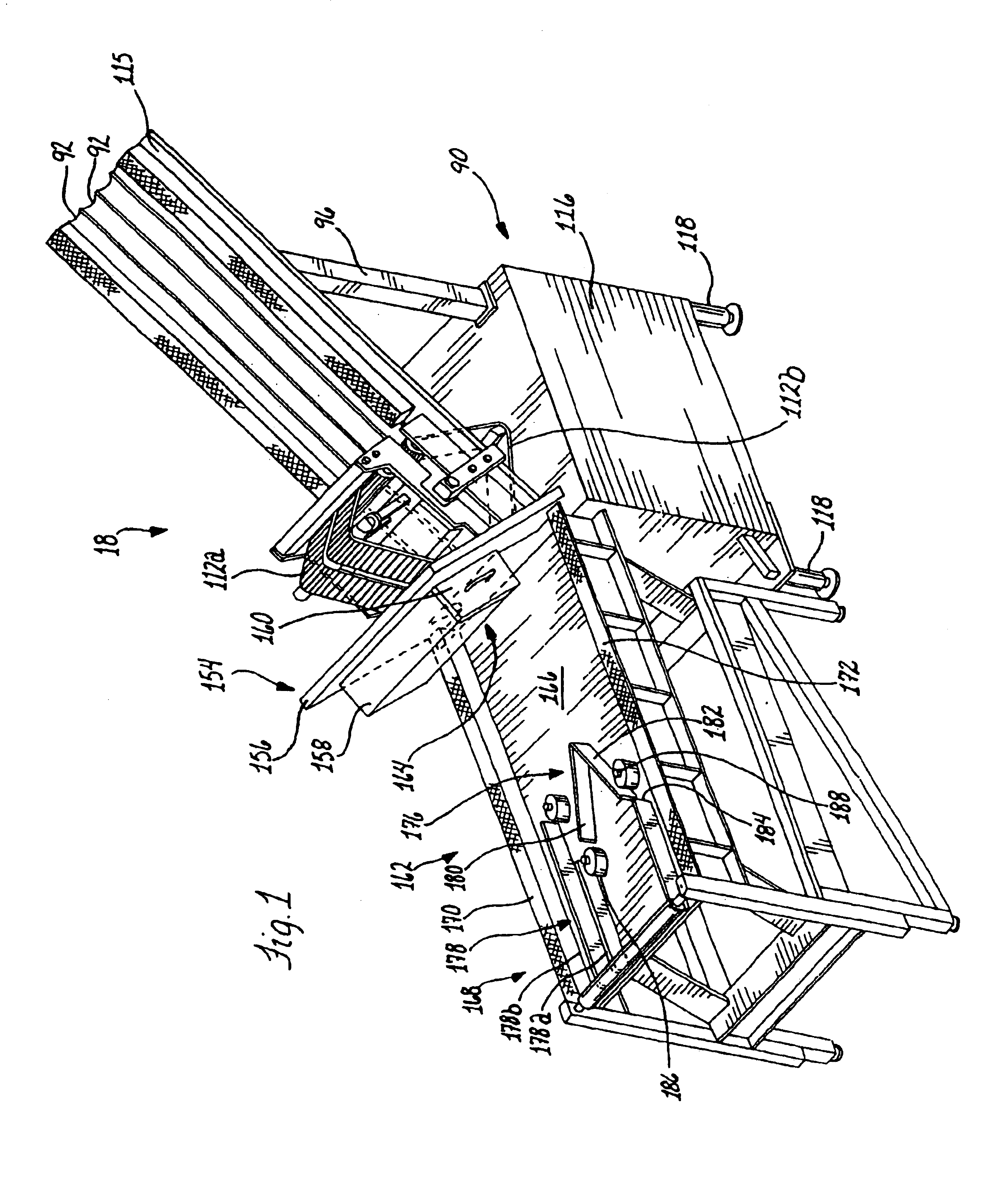 Automated method for placing sliced food stacks in packages