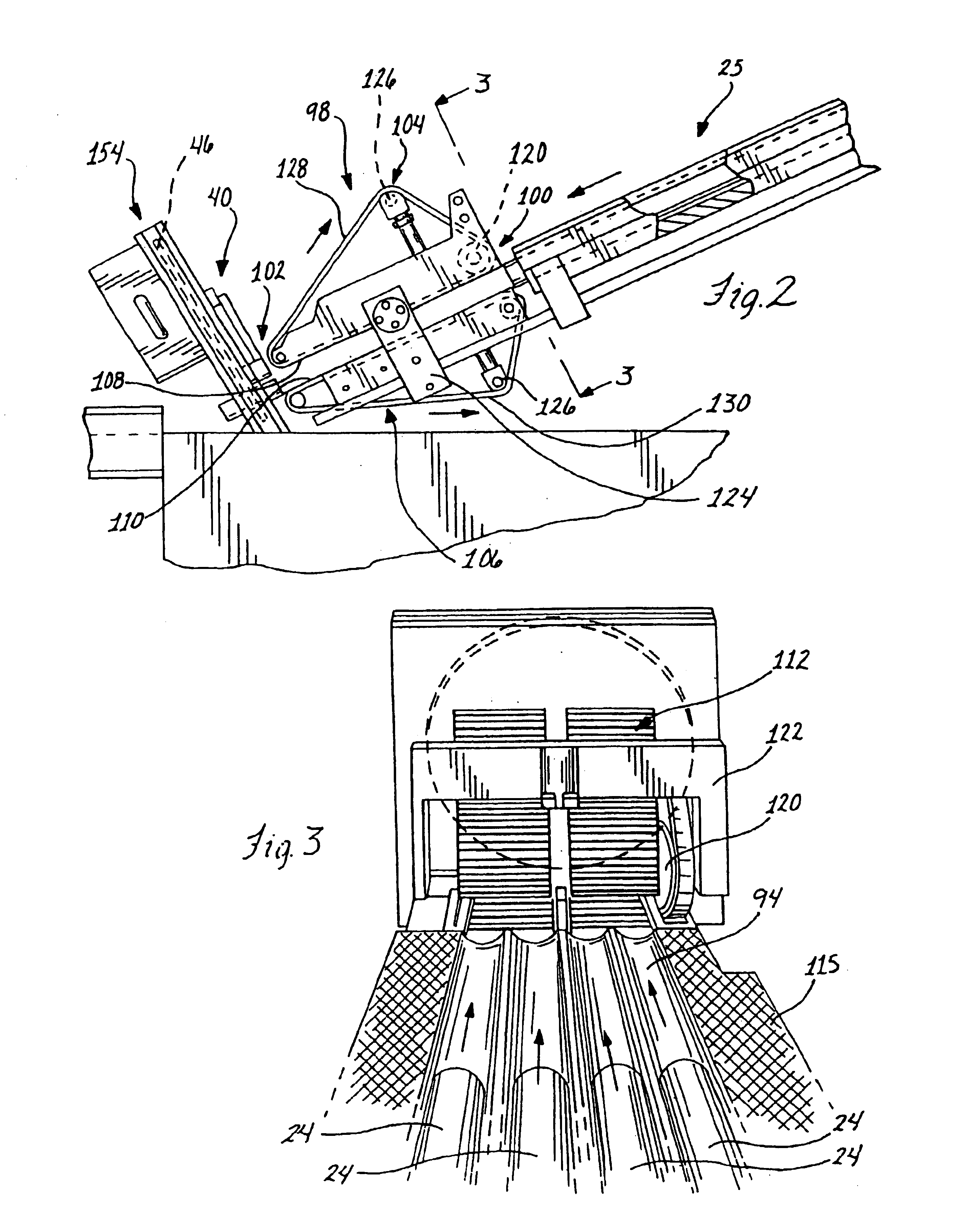 Automated method for placing sliced food stacks in packages