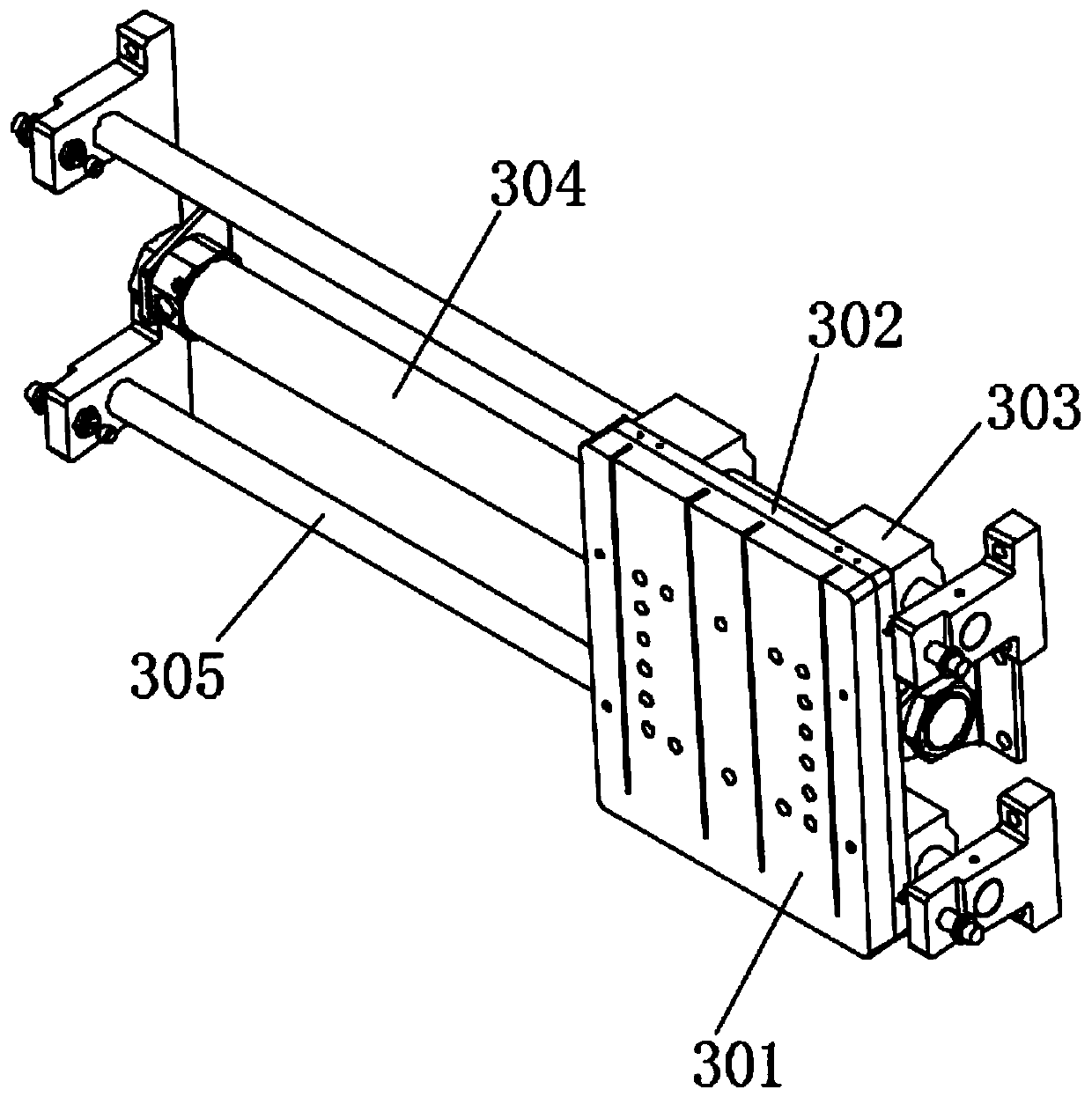 Surface treatment device used for machining Nixie tube