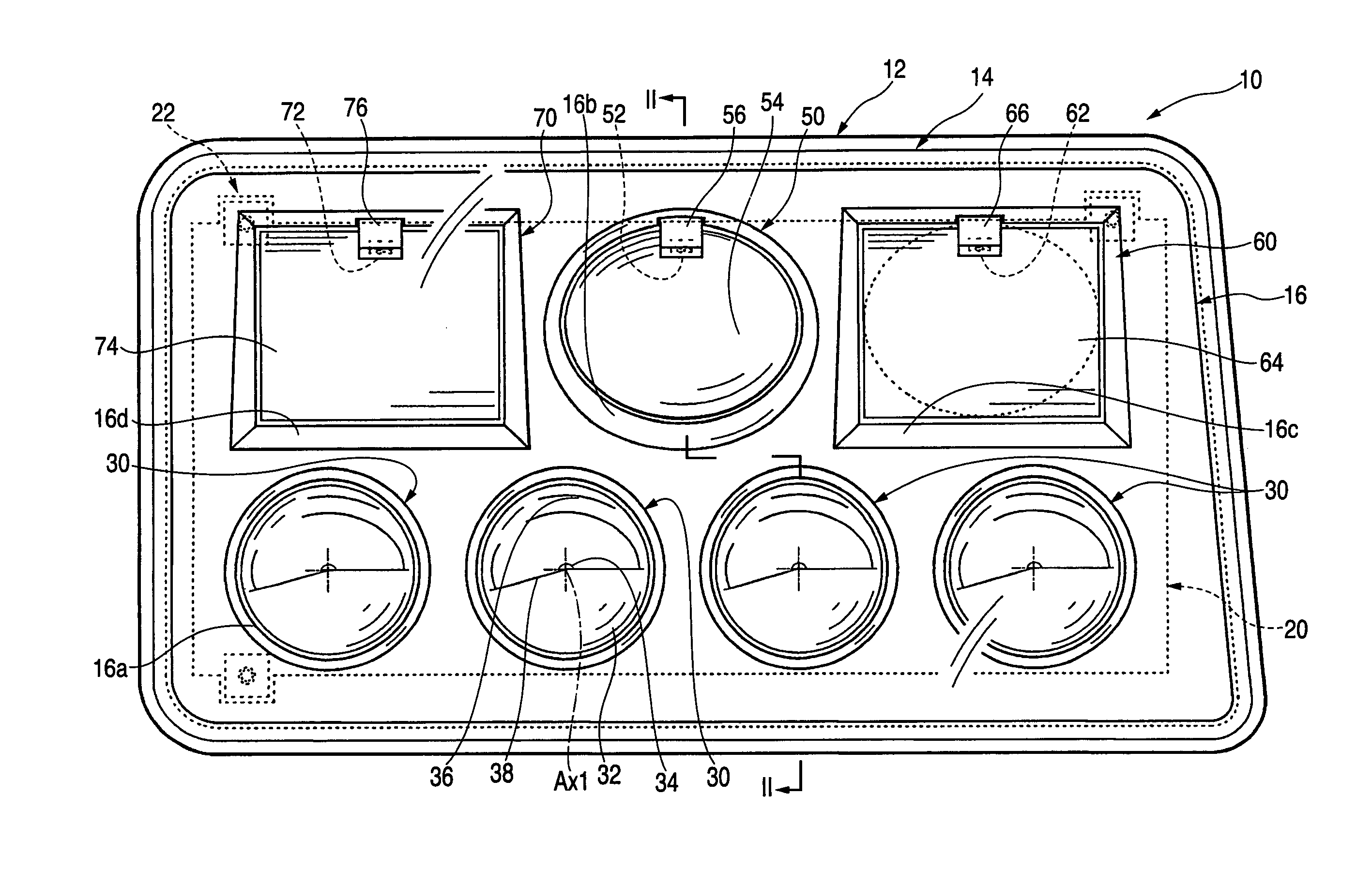 Lamp unit for vehicle