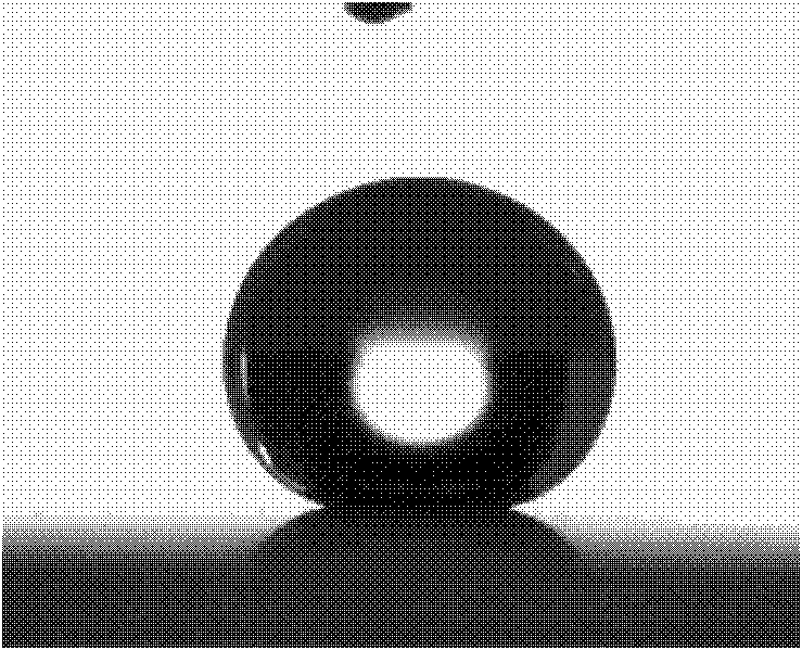 Polymer-matrix composite material with super-hydrophobic surface and preparation method thereof