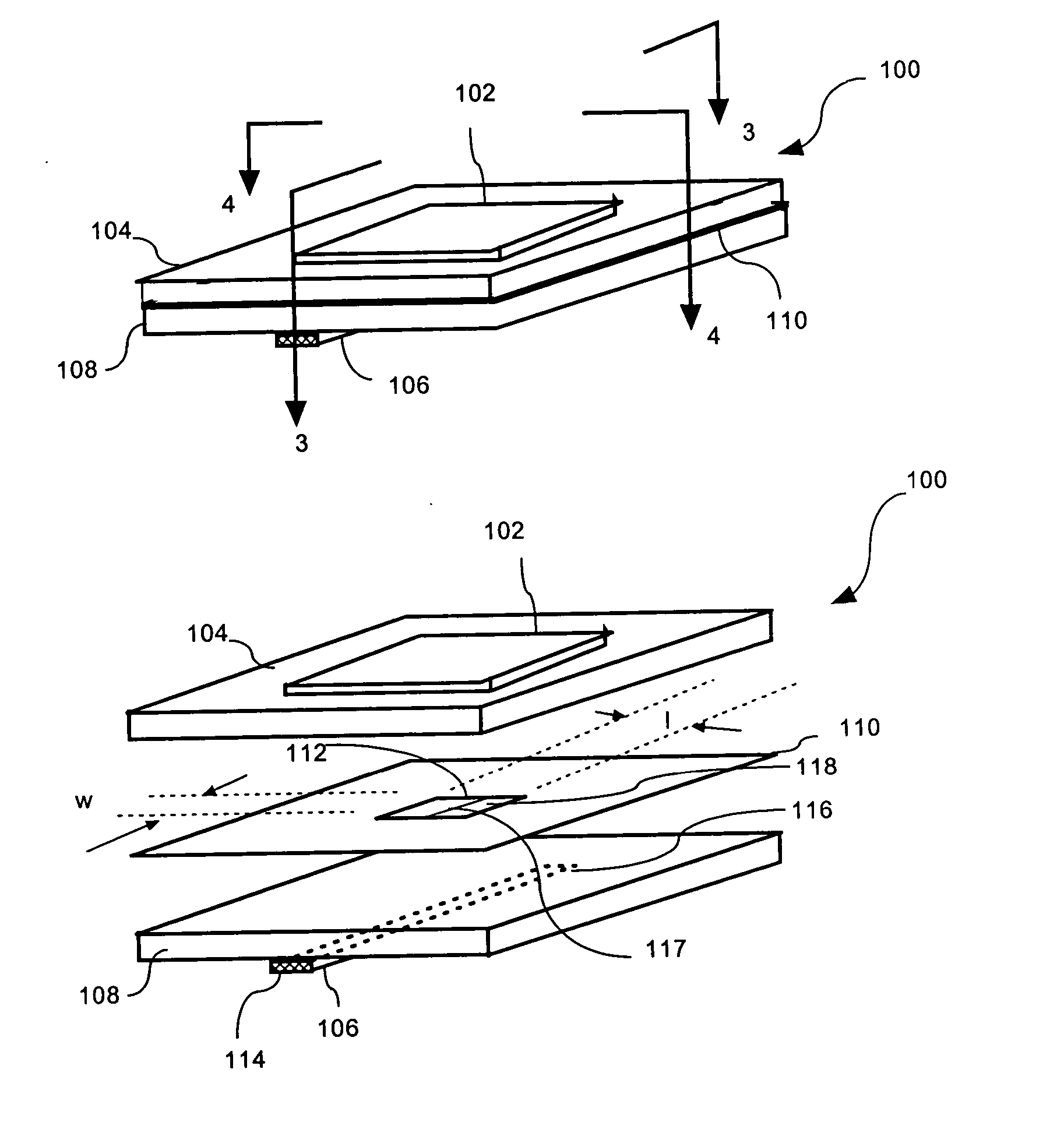 Shaped ground plane for dynamically reconfigurable aperture coupled antenna