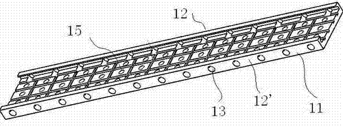 Stereoscopic lamp type construction conveying vehicle license plate