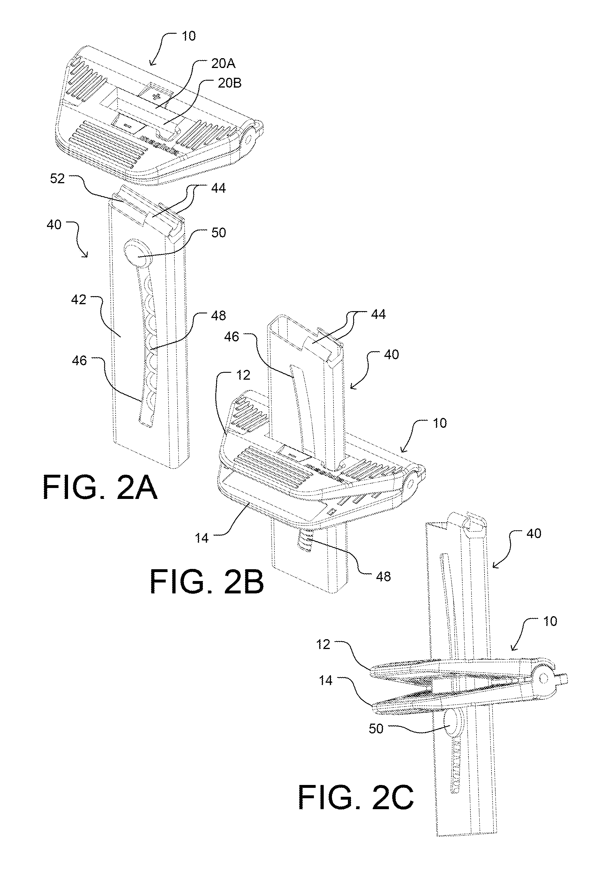 Loader for magazines with projecting side button