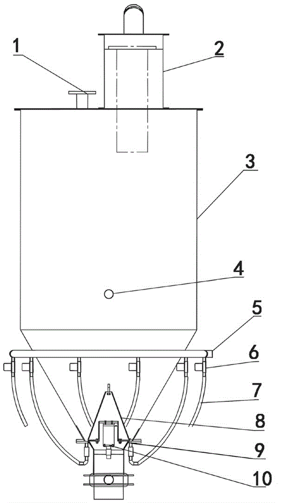 Pulse type airflow mixer