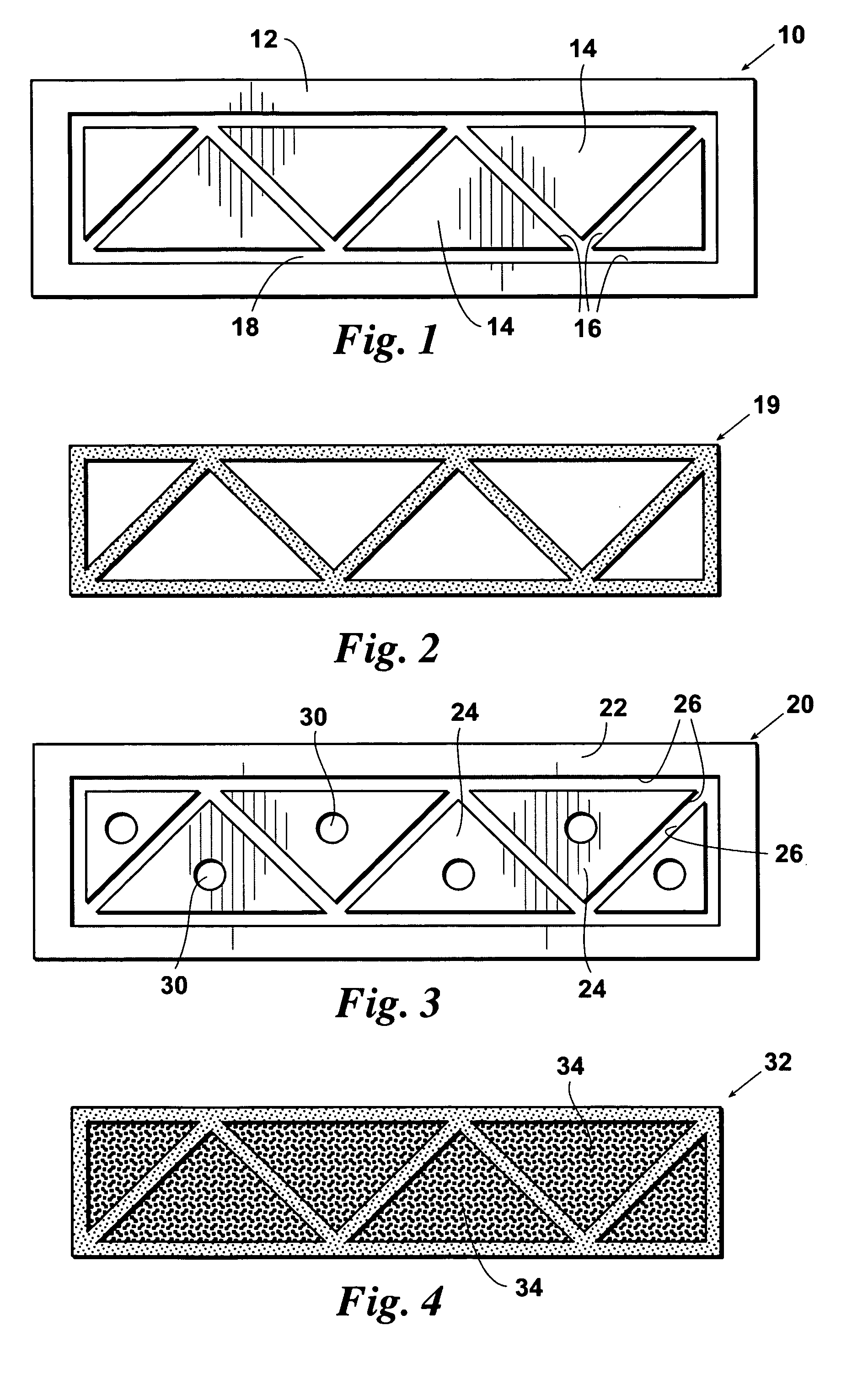 Method of producing composite members having increased strength