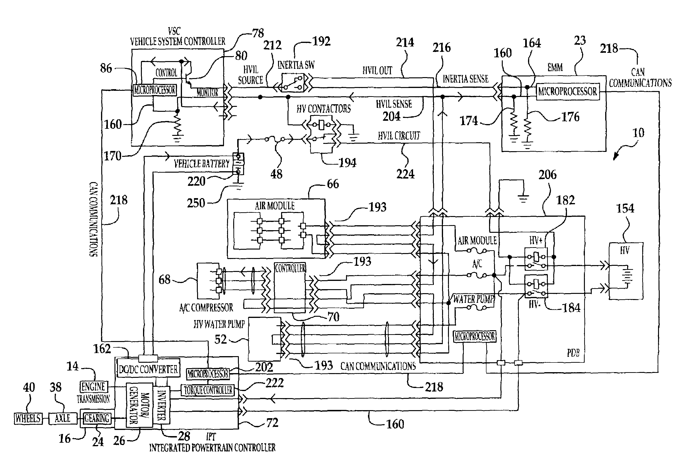 High voltage interlock system and control strategy