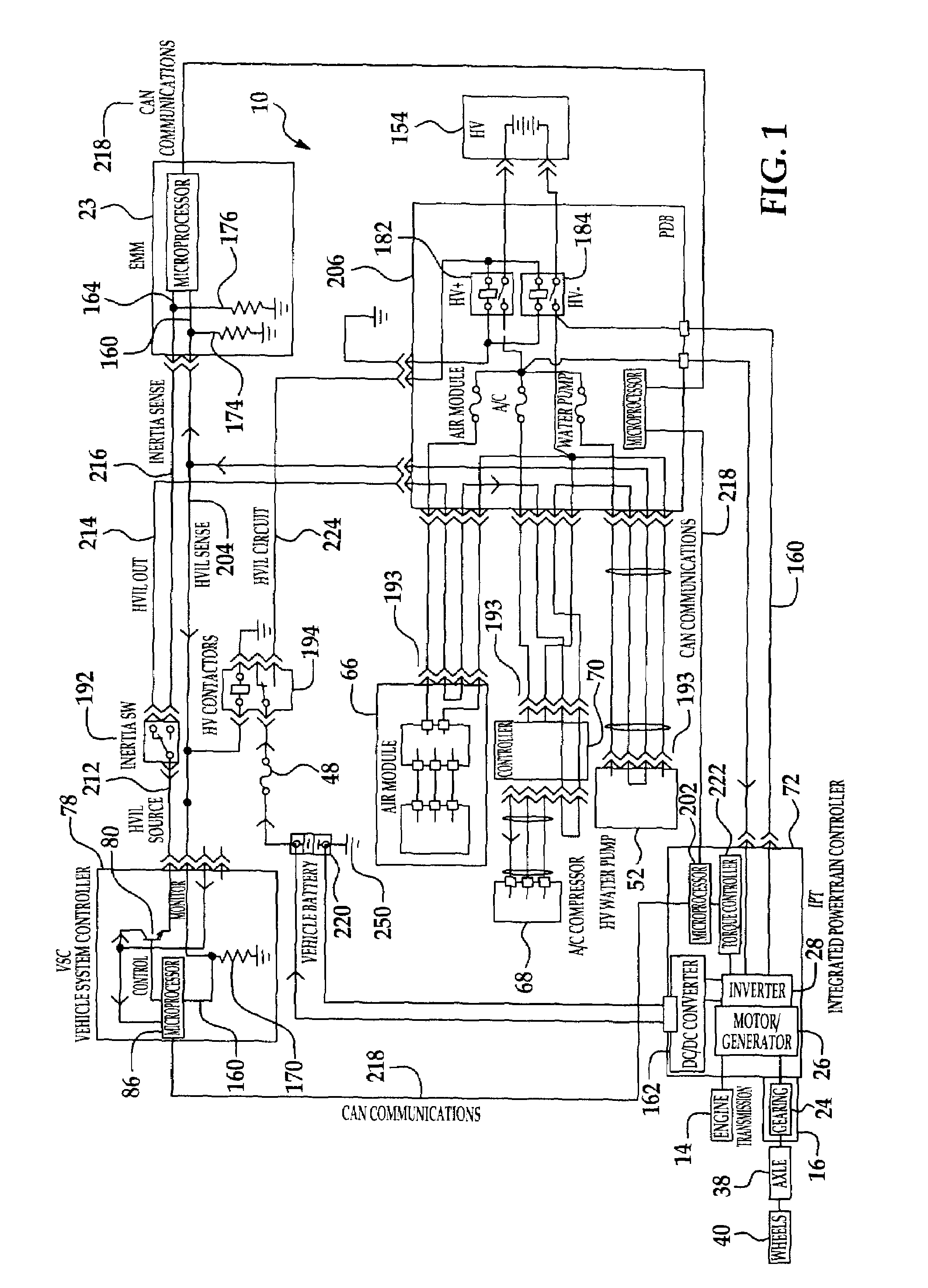 High voltage interlock system and control strategy