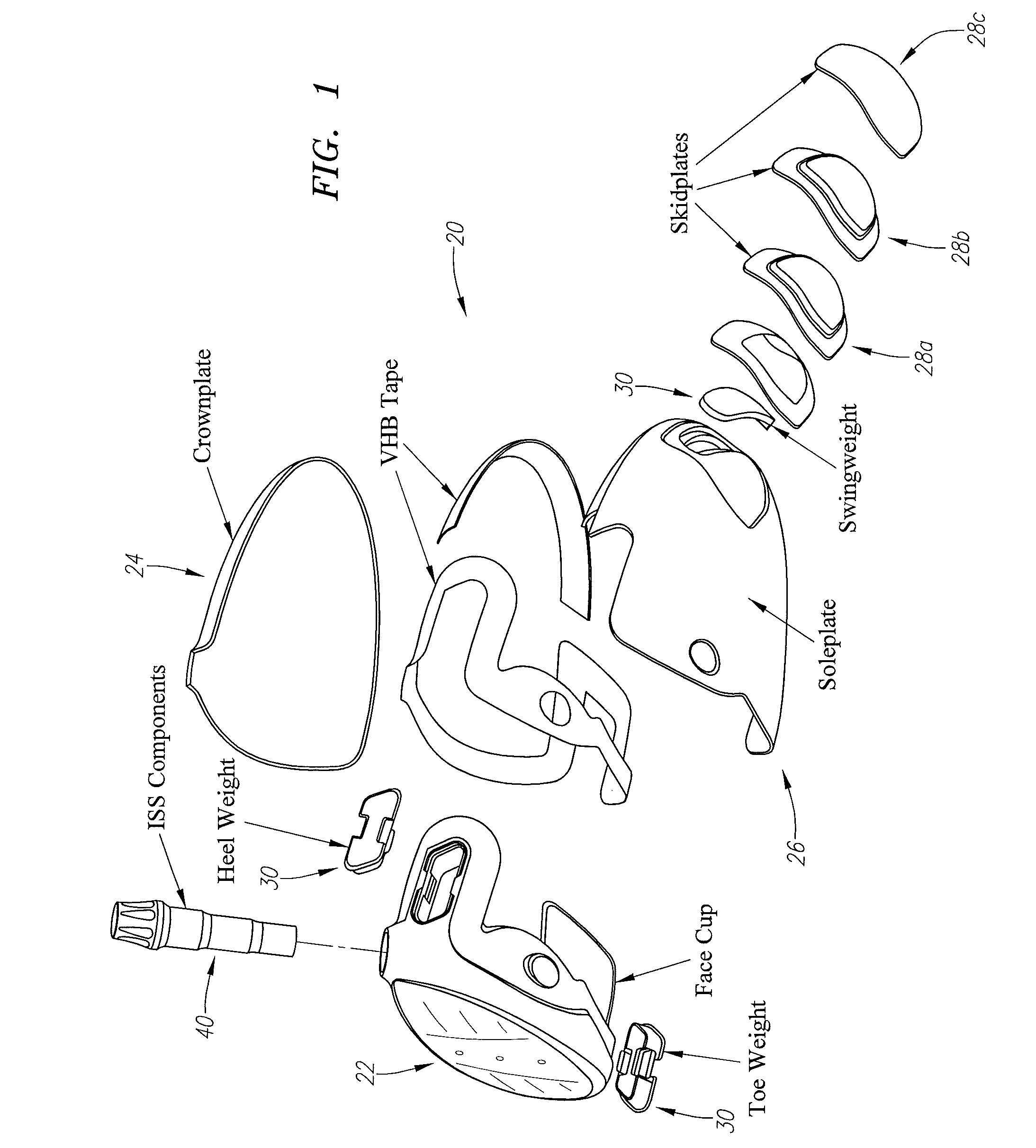 Golf club head with adjustable weighting, customizable face-angle, and variable bulge and roll face