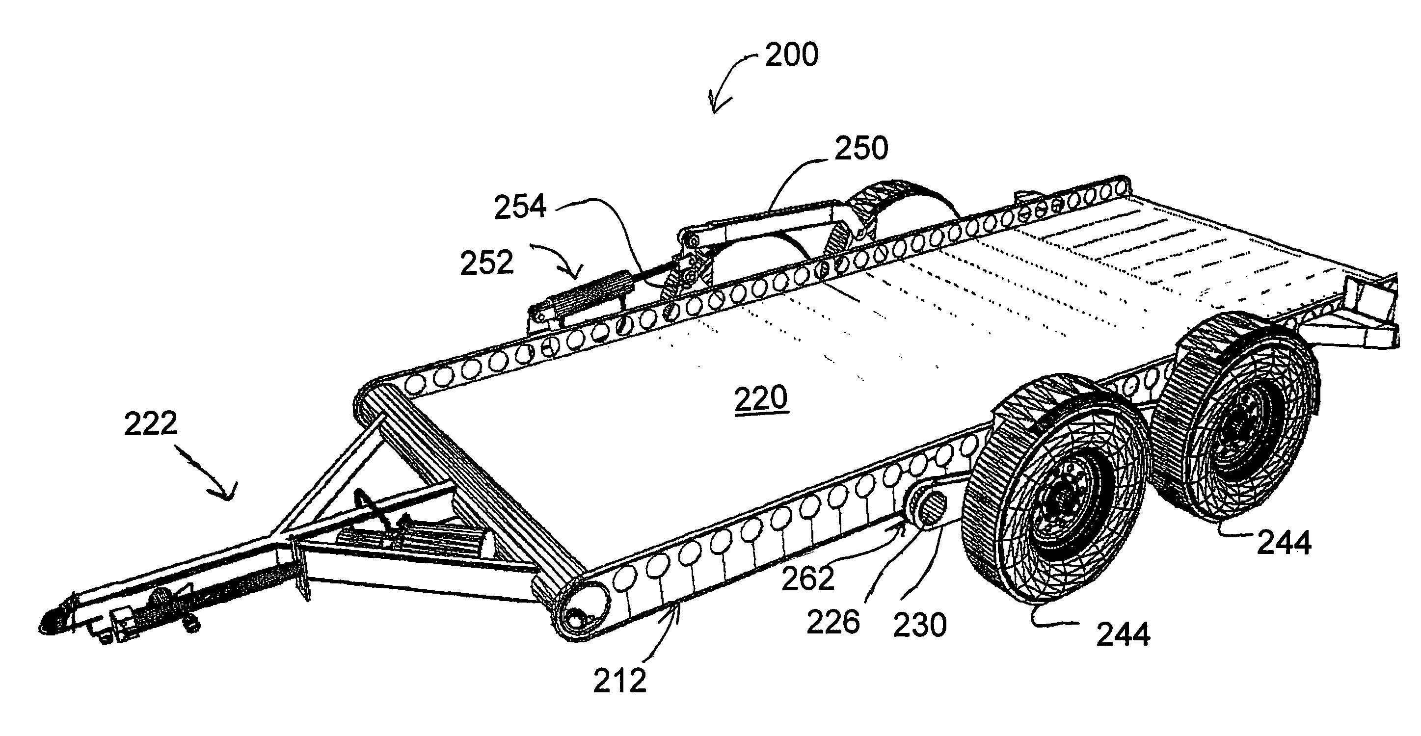 Method and apparatus for an adjustable trailer