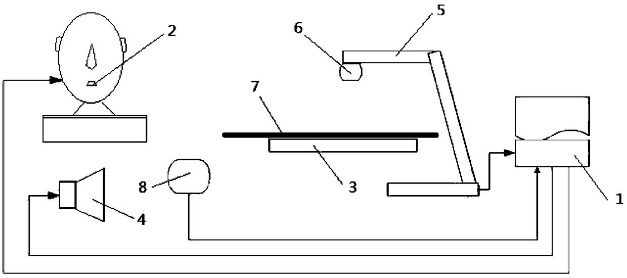 Voice recognition testing device, system and method needing no interface