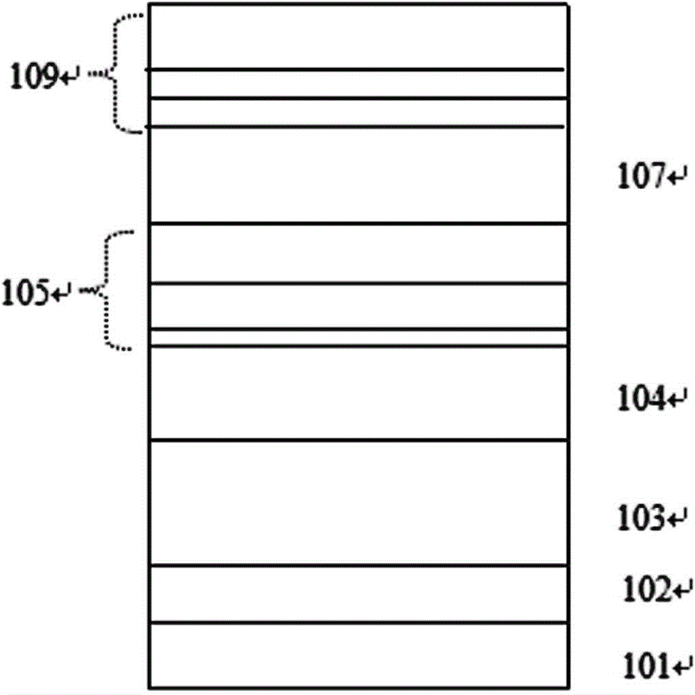 LED epitaxial wafer diffused through Mg, growing method and LED structure