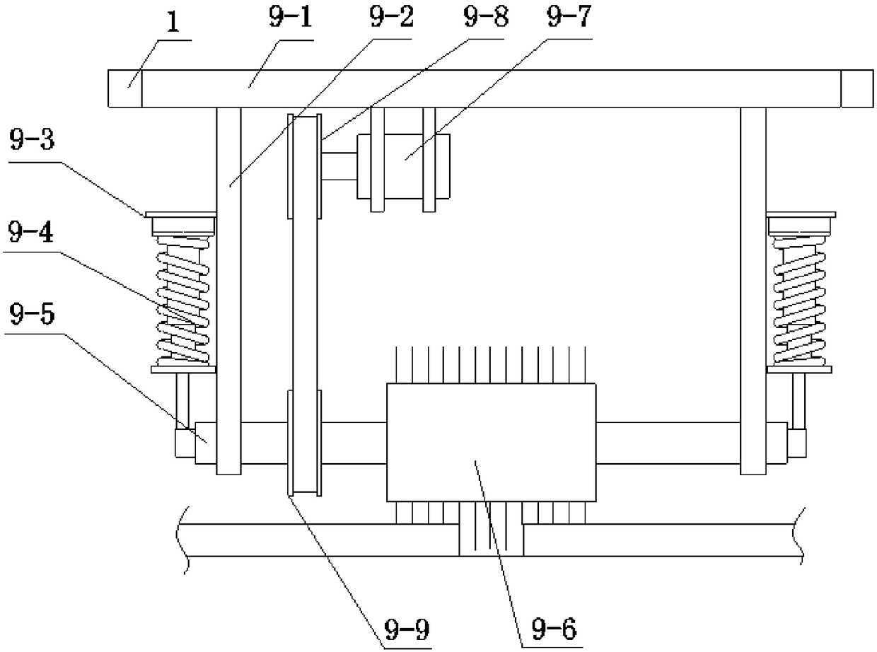 Film paving device applied to ceramic tile seam beautification